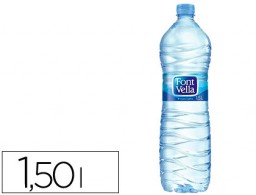 Agua mineral natural Font Vella 1,5l.